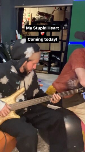 Giancarlo Nicassio Instagram - Introducing the slappy bass riff from “My Stupid Heart”. Full song drop tonight! #mystupidheart #walkofftheearth