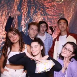 Gianni DeCenzo Instagram - Had a hoot and a half at the @pleybeauty x @cobrakaiseries event! Plus their lipstick looks great on me…