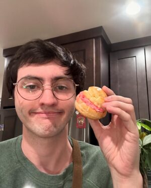 Gianni DeCenzo Instagram - Life update, I’m into baking now…. Buy my pastries. Also look at these goofy goobers…