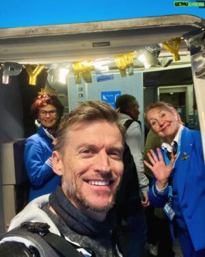 Gideon Emery Instagram - What a warm welcome to the new year! I’ll be airborne. (Which, some might argue, I was last night, too…🤣) My 2024 wish for you: Where there is conflict, may you find compassion; where there is fear, may you find faith; where there is sadness, may you find peace; and, above all, may you find love. #happynewyear