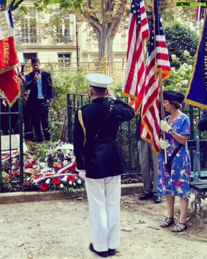 Gideon Emery Instagram - Remembrance ceremony for 9/11. Twenty-two years ago today. May we be ever vigilant against tyranny in all its forms, without and within. Freedom is a fragile thing. #neverforget