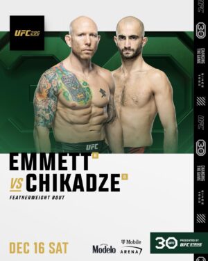 Giga Chikadze Instagram - Here we go! 
Dec 16, T-mobile arena, Las Vegas
#ufc296
