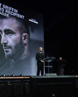 Giga Chikadze Instagram - Thank you @ufc 
#knockoutcancer #UFChonors