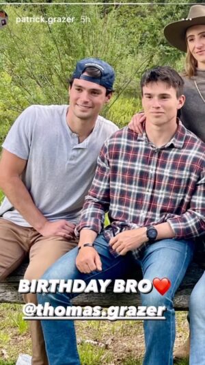 Gigi Levangie Instagram - Thomas Costa Grazer is 24 today. The boy who made me a mommy. The boy who outworks and outthinks everyone (mostly me). The boy who calls me every day just to check in and laugh at me for eating dinner at 4:00 (it’s 6:00 somewhere…). The boy who stepped up and filled some really big cowboy boots after our beloved Chris passed away. Officially a man and on his way to becoming our patriarch. I trust him with my life. Also - he can cook and is very neat. I love you so much, Thomas. You make my days great, every day. ❤️🙏🏼❤️