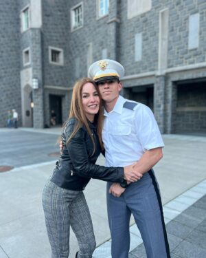 Gigi Levangie Instagram - When you’re a mom and your kid signs up for the military - it just hits different. You take the news (even) more seriously. You really pay attention to the politicians - sometimes surprising - who glorify war but never had a family member in uniform. And you meet all these exemplary young people - sharp and dedicated, bright-eyed and determined - and you have hope for the future. So proud of both my sons for not ever choosing the easy route. But maybe because they didn’t choose the easiest mom. 😉❤️💪🏼🙏🏼
