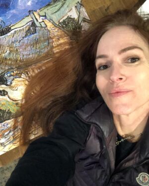 Gigi Levangie Instagram - Cuddling up to my puzzle; some people have cats, I have jigsaws. Enjoy these pics of the happy couple before I rip it apart and give it away, like I do with all objects of affection 😜. #puzzlelove #puzzledaf #jigsawaddict 🧩🤗😍🥰