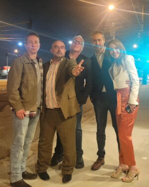 Gigi Levangie Instagram - Ever since I can remember, I’ve had a group of male friends - and an understanding husband.😜🥰❤️🍸#gang #tossonebacktuesday #storytellerfellas