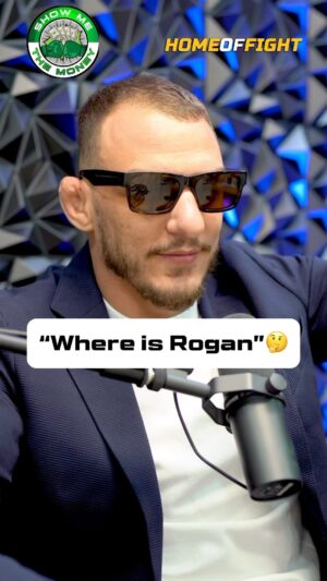 Gilbert Burns Instagram - 🤣Moicano walked into the studio and WONDERED why Mr.Joe Rogan wasn’t there!

Joe left us on seen!

Our new episode will be out tomorrow at 6PM EST!

🎥Follow @showmethemoneypod for more clips! 

#UFC #UFC300
