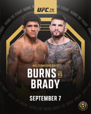 Gilbert Burns Instagram - 🚨 BREAKING: Gilbert Burns vs. Sean Brady targeted to headline a UFC event on September 7th.