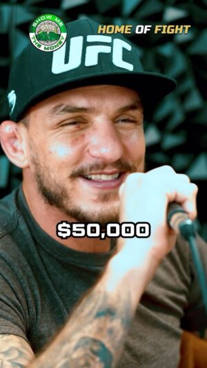 Gilbert Burns Instagram - After Andre Lima got paid $50k from Dana White for tattooing the bite mark on his body, @mattybetss asks @renato_moicano_ufc how much it would take to do the same 🤣

FOLLOW @showmethemoneypod for more. Episode 1 drops 6pm est tonight on YouTube in our bio.