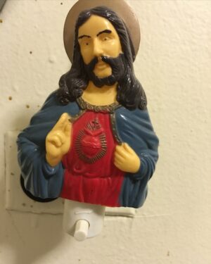 Gilbert Gottfried Instagram - An actual Jesus Christ night light. Press his penis and he'll show you the light.
What were Jesus' last words? "Hey, I can see my house from up here!" Happy Easter.