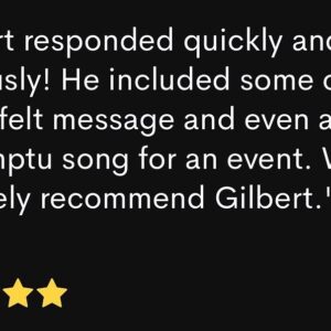 Gilbert Gottfried Instagram - Thank you for the five star review!! Let me wish your loved ones a happy graduation or Happy Father’s Day with a personalized video message. Go to www.cameo.com/gilbertgottfried  @cameo #graduation #grad #fathersday #gifts