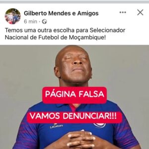 Gilberto Mendes Instagram - Amigos, esta👆 não é a minha página oficial do Facebook. Por favor vamos denunciar⛔️⛔️
Viva os Mambas❤️🇲🇿