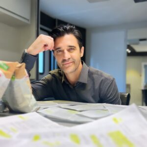 Gilles Marini Instagram - Day 1 scene 1… Say “Hello” to Andre. 
#budapest #filming #strikeisover #entertaining #passion #actor