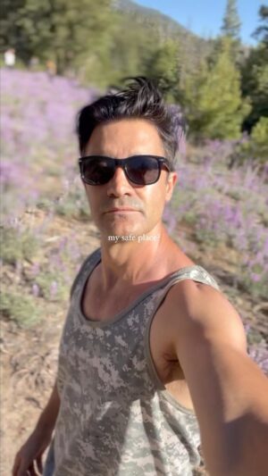 Gilles Marini Instagram - A safe place to dream, to reinvent myself, to feel free and to be loved. 
What is your safe place? 
#river #stream #nature #wildlife #naturereels #fyp #explorepage #safeplace