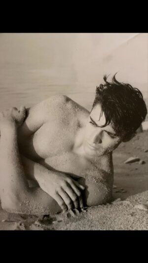 Gilles Marini Instagram - Modeling years with @fredgoudonphotographe ❤️
#20yearsold #model