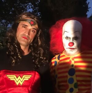Gilles Marini Instagram - HAPPY HALLOWEEN 🎃 
Have fun, be who you wanna be and let it go. We all need it🙏❤️
#halloween #halloweencostume #spookyseason @reallyndacarter @dcofficial #wonderwoman #makeup