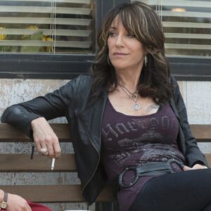 Gillian Flynn Instagram - It's Day 97 of the #SAGAFTRAstrike to demand a fair contract from the AMPTP.

We're continuing Femme Fatale Week today with Katey Sagal in SONS OF ANARCHY. Thank you to @KateySagal, and thank you to Kurt Sutter and your incredible writers!