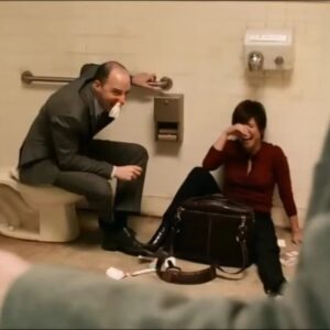 Gillian Flynn Instagram - Today I'm feeling thankful for one of my very favorite moments in comedy: VEEP, Season 3, The Crate — with national treasure @officialjld and fellow national treasure @mrtonyhale in the Bathroom Scene.