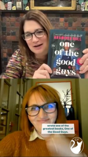 Gillian Flynn Instagram - It was an honor to speak with Araminta Hall to discuss her latest thriller, One of the Good Guys, out next week from Gillian Flynn Books! Not only is the book an addictive page-turner, One of the Good Guys is also a fascinating exploration of gender roles in the age of social media. Can’t wait to hear what you think!