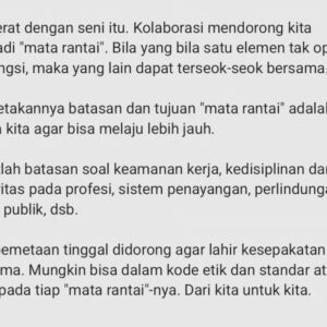 Gina S. Noer Instagram - Semua bisa dianggap relatif, tetapi mungkin konsep batasan bisa menaikkan kualitas tujuan bersama kita.

Salam sayang,
gsn
