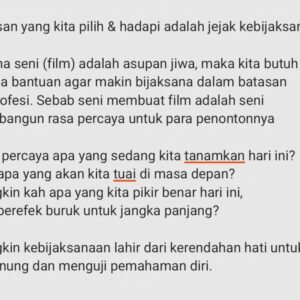 Gina S. Noer Instagram - Semua bisa dianggap relatif, tetapi mungkin konsep batasan bisa menaikkan kualitas tujuan bersama kita.

Salam sayang,
gsn
