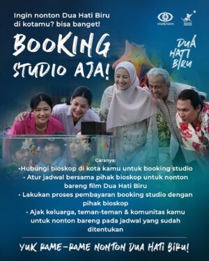 Gina S. Noer Instagram - #FilmDuaHatiBiru masih bisa kamu tonton di Bioskop lho! Siapa nih yang kangen lihat gemasnya Adam rame-rame di Bioskop? 

Kalian bisa booking studio Bioskop bareng keluarga, teman-teman dan komunitasmu sekarang. Cek postingan ini untuk lihat cara booking studio Bioskopnya ya! 

Yuk, ke Bioskop nonton #DuaHatiBiru sekarang! 💙💙
