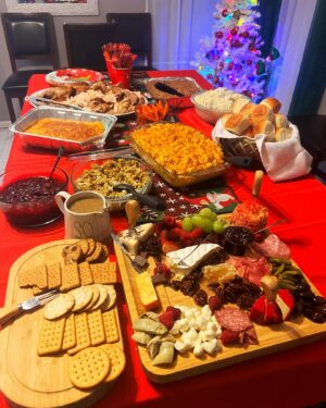 Ginger Minj Instagram - Every year @thecee_jay and I throw a #friendsgiving to celebrate with our friends and family. This year meant so much more to us than ever before! #thanksgiving #friendgiving #southernfriedsass #southerncooking