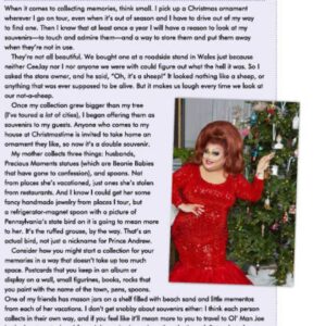 Ginger Minj Instagram - Here is a little sneak peek of Southern Fried Sass and also a little competition for a SIGNED copy of the book! All you need to do is:
* Like this Post
* Tag two friends who can’t cook
* Share this post to your story and tag @gingerminj and @simonandschuster 
Don’t forget to click the link in my bio to pre-order your copy. Every pre-order helps this book become a #1 best seller! #newbook #newauthor #southernfriedsass #preorder #queerbook #cooking #cookbook #selfhelp #memoir