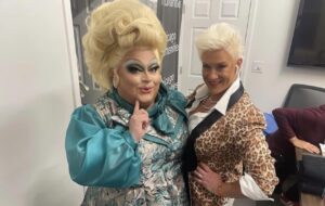 Ginger Minj Instagram - I had the best time with @foodnetwork @chefanneburrell last night, chit chatting about my new book!