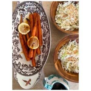 Ginnifer Goodwin Instagram - Join me in honoring early June’s Shavuot with the SHAVUOT OF LONGING cookbook project. I made Stewed Carrots in Harissa and Maple Syrup… and Asian Inspired Cabbage Salad, the favorite recipe of hostage Alexander Lobanov. A nature lover — a sea lover — Alexander is an avid Jeep tour enthusiast and volunteers at the Yedidim Association. Alex met his wife Michal a decade ago when he was a cook and she was a waitress at a restaurant in Ashkelon. A sweet love story blossomed. Their family grew with the arrival of their two-year-old son, Tom, and most recently, baby Kai.

Support the return of our beloved hostages by donating and receive this special cookbook: The link is in my bio and in my highlighted IG stories. Let’s spread hope and solidarity this Shavuot. #Shavuot_of_longing @bringhomenow 🎗️
