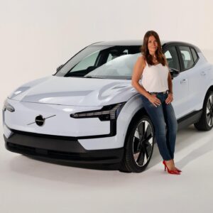 Ginny Buckley Instagram - Here you go gang, it’s the new @volvocaruk EX30. My first look video is live now on @electrifyingcom, link is in my bio!

⚡️ 51kWh   69kWh batteries
⚡️ 214 -286 miles WLTP range
⚡️ Up to 153kW rapid charging
⚡️ From £33,795
⚡️ UK from Spring '24

#ex30 #sheselectric #electriccar #electriccars #volvoex30 
.
.
.
.
.
.
.
#swedishdesign #volvo #cargram #cargramm #carsofinstagram #carsofinsta #carswithoutlimits #carstagram #carinstagram #carsdaily #electricvehicle #EV #instacars #instacar #carlifestyle #cargirl #cargirls #carstyle