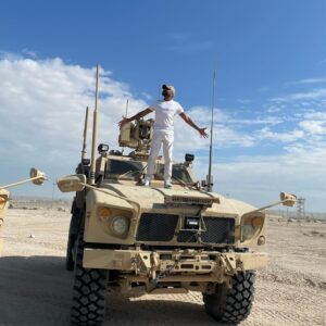 Ginuwine Instagram - This was a moment Powerful!!! Going into 2024 powerful thank you Qatar DOHA base !!!! And all OUR TROOPS that keep us protected we love you , that’s right I do what others don’t or don’t want to do for our troops, the flight time 14 hours for me don’t mean Nothing, they deserve US, I’m doing my part to give them a taste of home while there serving for USA yeah US🙏🏽🍷