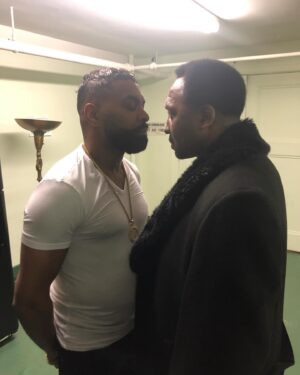 Ginuwine Instagram - The day I met my brah HIT MAN T-Hearns and we faced off …not a game …