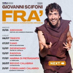 Giovanni Scifoni Instagram - Tre mesi di allenamento solo per fare questo post. La dura legge dell'autopromozione. In bio il link per i biglietti del tour estivo di FRA (non ci sono tutte le date ma vabbè le altre le trovate sull'internezz)
#sanfrancescosuperstardelmedioevo