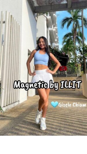 Gisele Chiam Instagram - Hopping onto the KPop trend too...
🕺Magnetic🧲  by ILLIT @illit_official
.
.
.
.
.
.
.
#GiseleChiam #詹欣萱 #teenactress #teenperformer #teendancer
#GiseleChiamLookbook #magnetic #illit #kpopdance #kpopdancer #teeninfluencer #illitmagnetic #illitmagneticcover #mediacollaboration #trendingreels #trendingdance #trendingsongs #sportyfashion