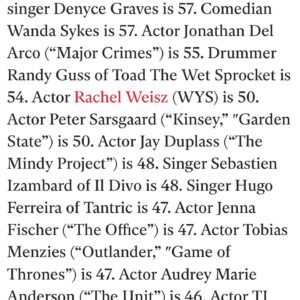 Giselle Eisenberg Instagram - I made “Celebrity Birthdays” list - that’s exciting... I share my March 7th birthday with #BryanCranston #WandaSykes #RachelWeisz and evidently..... I’ll be 24 this year!!!! 🤣🤣🤣🤣😱