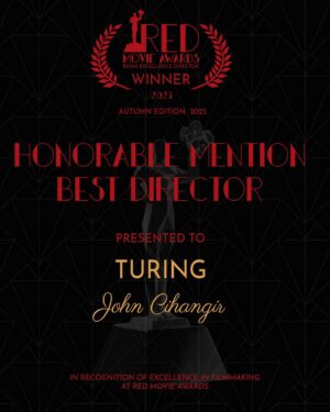 Gissette E. Valentin Instagram - Our short film, “Turing”, has been making its way through the film festival circuit. Excited!

Directed by @johncihangir 
Starring @thejacobbertrand @gissettevalentin and @williamjwebber