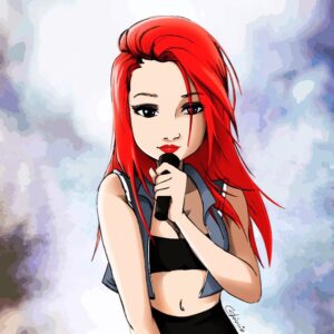Giul Abreu Instagram - Zena Cartoon. #Yeah! #Zena #Finalizado