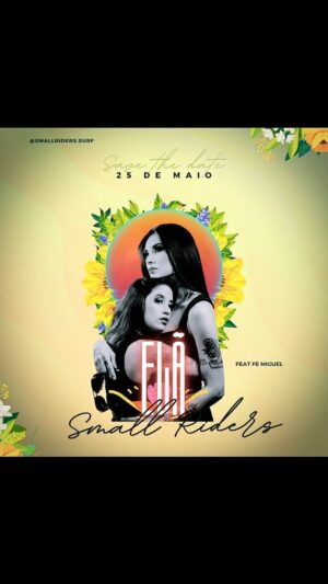 Giul Abreu Instagram - 25•MAIO•2024
Recreio dos Bandeirantes - 18 h (abertura da casa)

ELÃ feat Fernanda Miguel - na casa alternativa mais marola da cidade @smallriders.surf 

🍻 dose dupla até 21h
Entrada gratuita • Sujeito a lotação