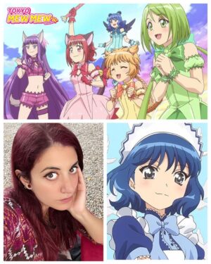 Giulia Bersani Instagram - Ebbene, finalmente è uscito e finalmente posso parlarne apertamente… Raga ho doppiato le Mew Mew… 😭 Voi non potete nemmeno immaginare quanto io tenessi a questo prodotto e quanto questa serie sia stata importante per me! 
Se potessi tornare indietro nel tempo e dire alla me bambina che un giorno sarebbe stata Mew Mina non ci crederebbe mai!
Non riesco neanche a descrivere quanto questa serie e pochissime altre mi abbiano lasciato, diciamo inoltre che Mew Mew è stato il mio primo manga e da lì ne sono susseguiti innumerevoli altri! 
E quindi il 30 è uscito il primo episodio (sì, sono in ritardo come sempre, ma ogni volta sono rallentata dalla tecnologia…) e sarà disponibile su @animegeneration_it ogni settimana!
Che dire, ringrazio tanto @yamatovideo e lo studio Bumblebee per aver permesso potesse prendere vita anche in italiano, e avermi dato la possibilità di partecipare sia al doppiaggio che all’adattamento, assieme alla mia compare @laura_c_alex che mi ha aiutata e insegnato un sacco di cose! Ti devo tantissimo! 🥹
(Supportate sempre il doppiaggio Italiano, così che possano arrivare sempre più serie!) 

Vi lascio con una clippina del primo episodio assieme a @_.giulia.maniglio._  la voce di Mew Ichigo! ❤️
Non vedo l’ora possiate sentire anche le altre!!! Grazie mille anche a @siemens2392 per avermi aiutata col video!

Era da un po’ che volevo dare inizio a questo format, l’ho visto fare da numerosi colleghi e l’idea mi è sempre piaciuta molto, ma non ho mai avuto il coraggio di pubblicare niente…
Vorrei che fosse un buon pretesto per racchiudere le mie esperienze e fare sempre di più e meglio!

Comunque se lo guardate fatemi sapere cosa ne pensate, ci tengo tantissimo! 

#Tokyomewmewnew #Tokyomewmew #mewmewamichevincenti #MintAizawa #Mewmint #doppiaggio