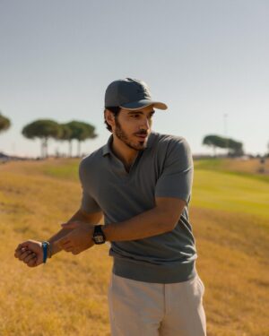 Giuseppe Maggio Instagram - Pretending to play golf ⛳️ 
Next year I will be ready.
Thanks @loropiana for the amazing experience at @therydercup 
#loropiana #rydercup #teameurope