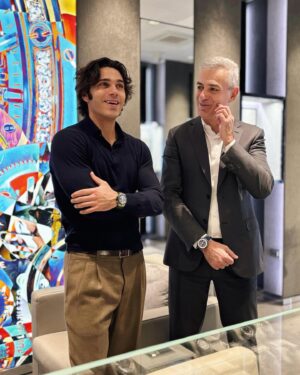 Giuseppe Maggio Instagram - It’s always a pleasure spending time in the beautiful Hublot boutique in Rome, discovering the latest and incredible models the brand creates. I’m proud to be part of this family, and I can’t wait to see what the future holds for us.
#hublot #hublotitaly #hublotrome #ad