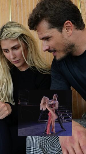 Gleb Savchenko Instagram - Do you think @arianagrande would approve of this dance choreography? BTS VLOG with @theemmaslater out now 💥

LINK IN BIO