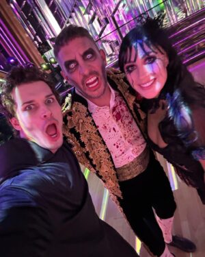 Gleb Savchenko Instagram - What a fantastic night on @dancingwiththestars 
A big shoutout to Emma and Mauricio for their incredible performance this season. Mauricio, your improvement has been amazing – you’re probably the most improved non-dancer celebrity who absolutely killed it this season. 

To all the remaining couples, I’m sending you all my best wishes and good luck. Each and every one of you is incredible. This is definitely one of my favorite nights on ‘Dancing with the Stars’ – I had a total blast. Much love to everyone! 💃🕺🌟