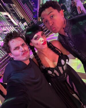 Gleb Savchenko Instagram - What a fantastic night on @dancingwiththestars 
A big shoutout to Emma and Mauricio for their incredible performance this season. Mauricio, your improvement has been amazing – you’re probably the most improved non-dancer celebrity who absolutely killed it this season. 

To all the remaining couples, I’m sending you all my best wishes and good luck. Each and every one of you is incredible. This is definitely one of my favorite nights on ‘Dancing with the Stars’ – I had a total blast. Much love to everyone! 💃🕺🌟