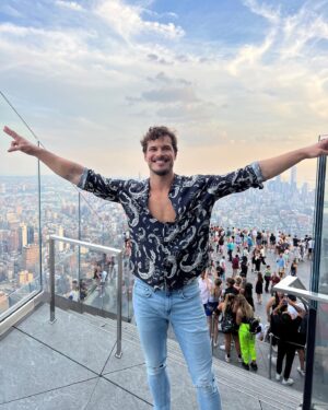 Gleb Savchenko Instagram - 🔥 Last night was ELECTRIC at @edgenyc! 🔥 Thanks to everyone who showed up for SALSA IN THE SKY and set the floor on fire! 🕺💃 Huge shoutout to the amazing team at @edgenyc for making this an unforgettable event for myself and my fans. We set a new record dancing at the  highest building in the western hemisphere with iconic views of the best city in the world. 🌆✨ Can't wait to see you all on the dance floor for the next dance experience. Much love to each and every one of you who made it special. ❤️🙌 #DanceAtTheEdge #NYCViews #UnforgettableNight"