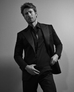Glen Powell Instagram - I’m happy to return as the face of the new Brioni bespoke campaign. This time we created the perfect tuxedo together. Relaxed and impeccable. We did the work, so you don’t have to…

@brioni_official 
#brionipartner