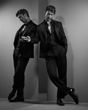 Glen Powell Instagram - I’m happy to return as the face of the new Brioni bespoke campaign. This time we created the perfect tuxedo together. Relaxed and impeccable. We did the work, so you don’t have to…

@brioni_official 
#brionipartner