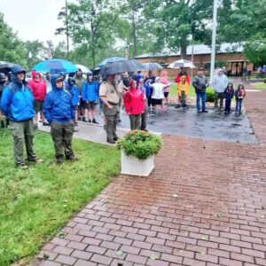 Glenn Jacobs Instagram - Thanks to everyone who braved the weather today to place flags at the headstones at the East Tennessee Veteran's Cemetery at Lyons View.
#MemorialDay2024